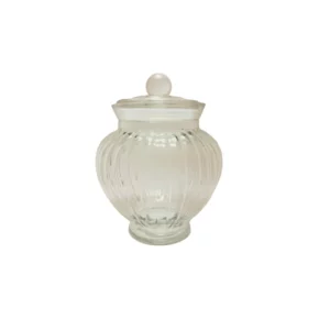 Bonbonnière verre mariage 15 cm Étienne en location en Normandie