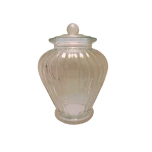 Bonbonnière verre mariage 20 cm Lindsay en location en Normandie