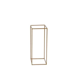 Colonne dorée Honoré en métal pour décoration de mariage en Normandie