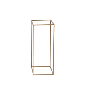 Colonne dorée Honorine 70 cm pour décoration de mariage en Normandie