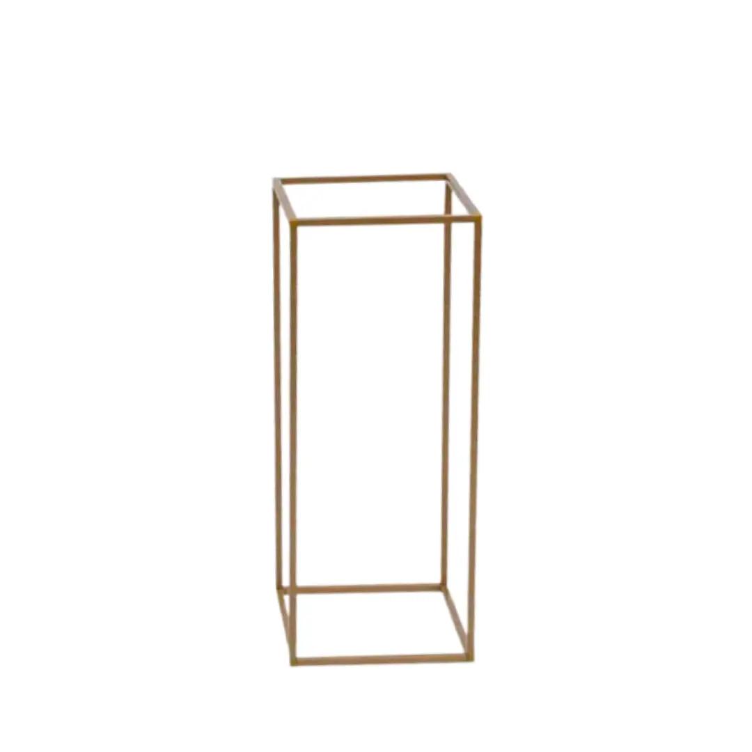 Colonne dorée Honorine 70 cm pour décoration de mariage en Normandie