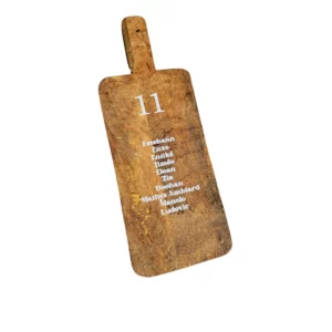 Planche en bois rustique Arthus 40 x 15 cm en Normandie