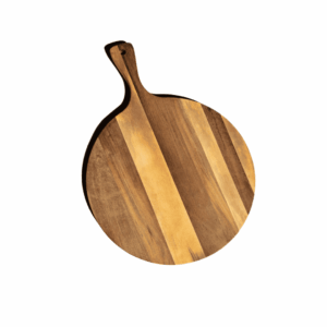 Planche ronde en bois Isabeau 42 cm pour décoration de mariage en Normandie