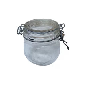 Petit bocal en verre Abigaelle 10,5 cm location mariage Normandie