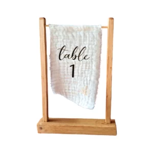 Support nom de table Anatole mariage location Normandie