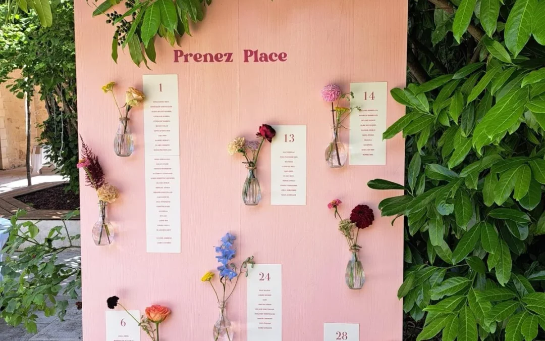 Le plan de table de mariage ne sert pas seulement à trouver sa place